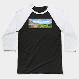 North Dakota Badlands Baseball T-Shirt